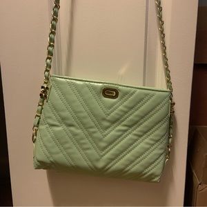 light green purse